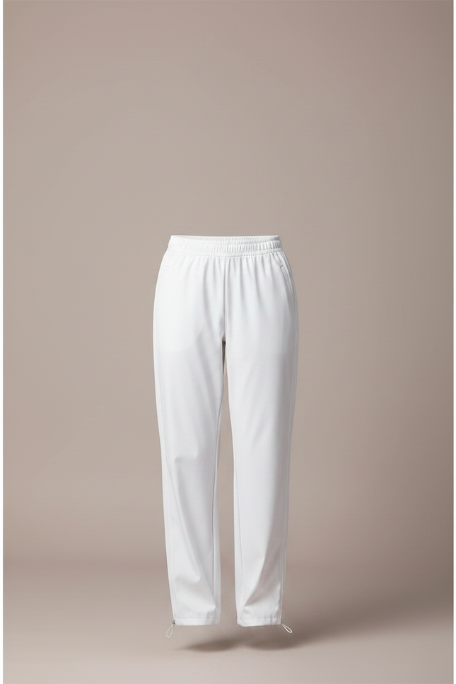 Pantalon Pluie Zippé - Blanc Polyester - vue 3