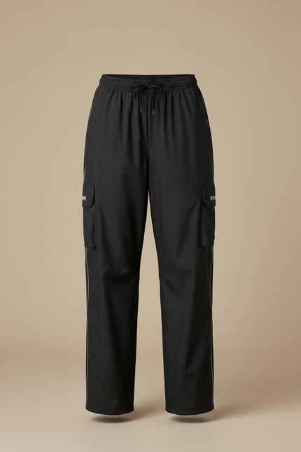 Pantalon De Pluie Scooter - Noir Polyester - vue 3