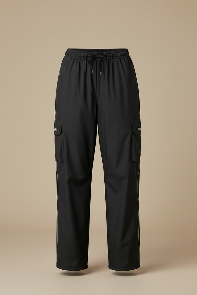 Pantalon De Pluie Scooter - Noir Polyester - vue 3