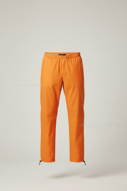 Pantalon De Pluie Orange Ample Léger Imperméable Homme - Polyester - vue 3
