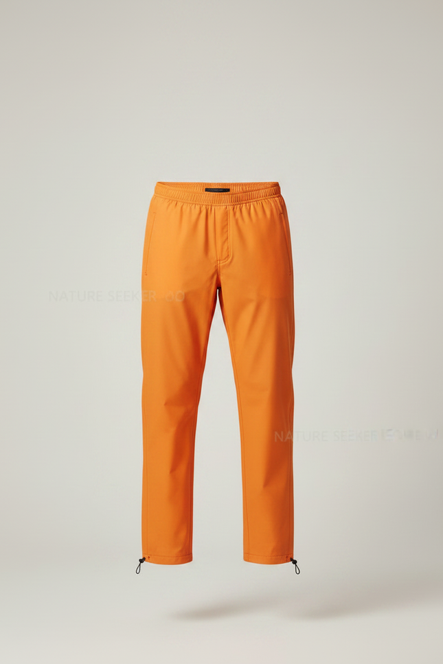 Pantalon De Pluie Orange Ample Léger Imperméable Homme - Polyester - vue 3