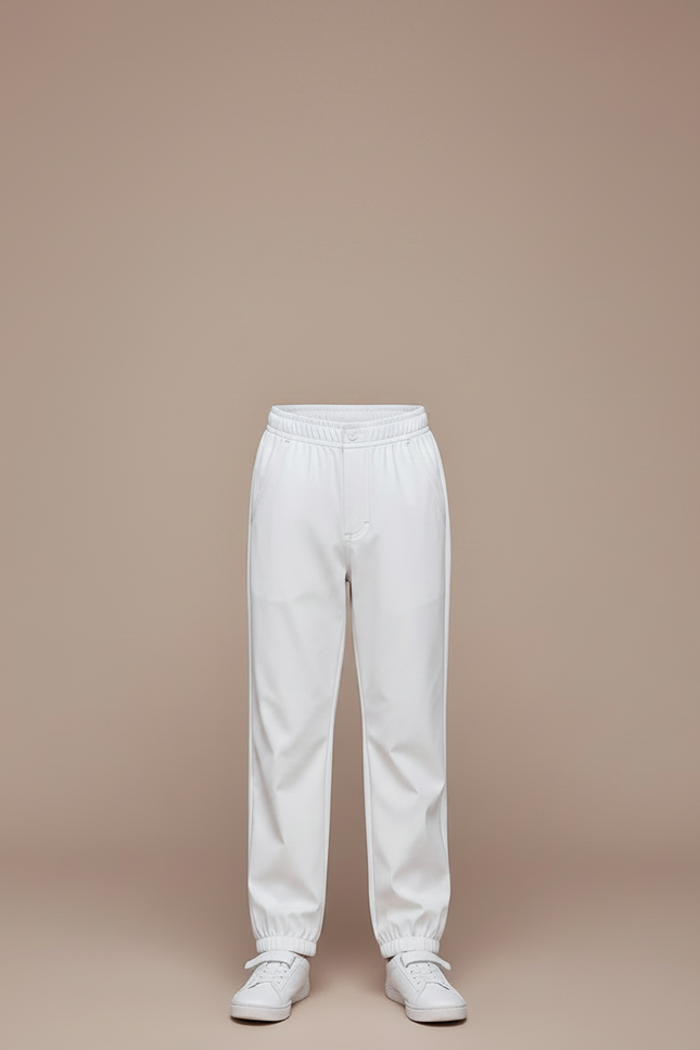 Pantalon De Pluie Blanc Enfant Imperméable Décontracté - Polyester - vue 3