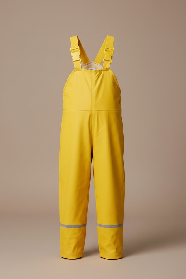 Pantalon Pluie Ciré - Jaune Polyester - vue 3