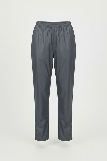 Pantalon De Pluie Gris Imperméable Fluide Décontracté Femme - Polyester - vue 3