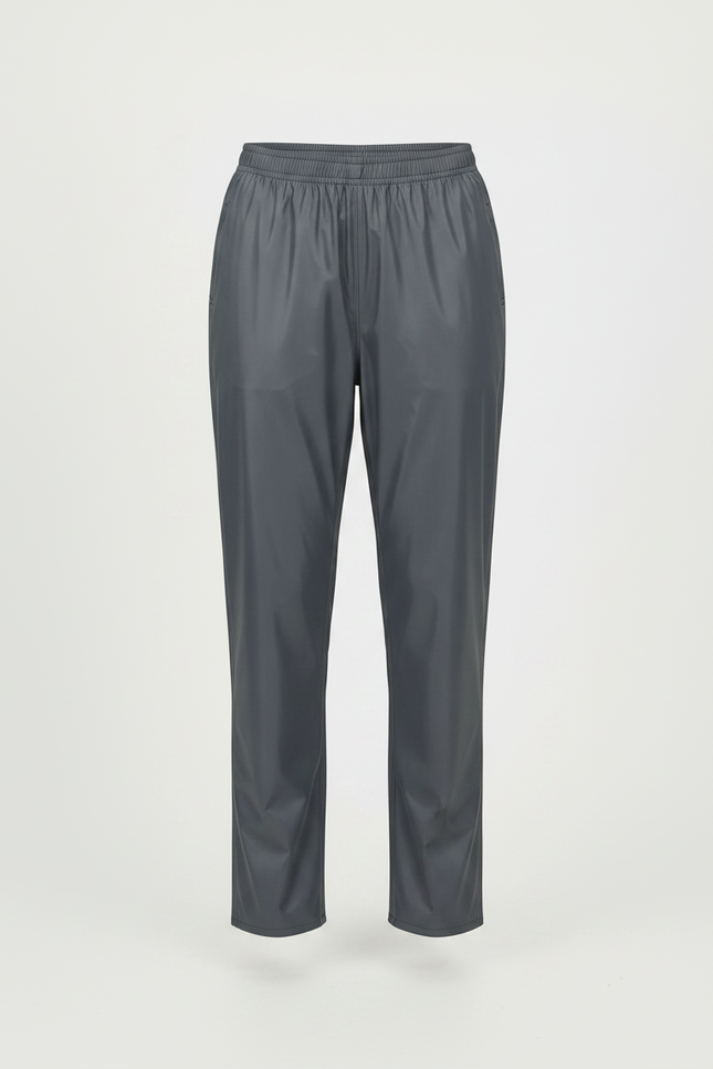 Pantalon De Pluie Gris Imperméable Fluide Décontracté Femme - Polyester - vue 3