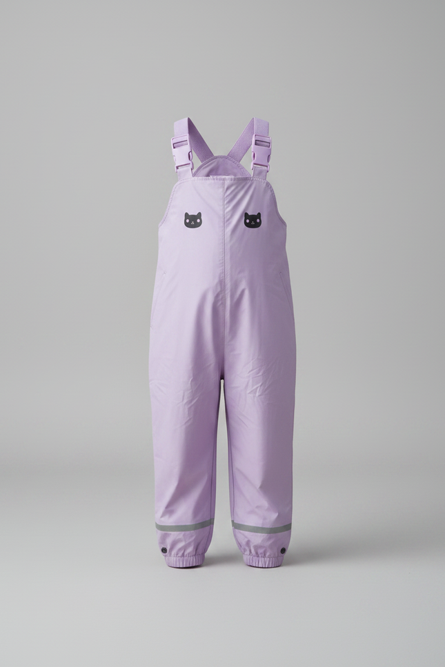 Pantalon De Pluie Ultra Léger - Violet Polyester - vue 3