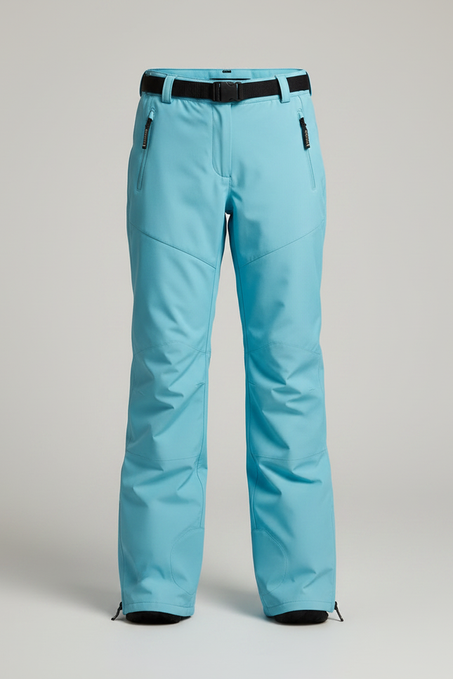 Pantalon De Pluie Bleu Imperméable Enfant Ski Doublé - Polyester - vue 3