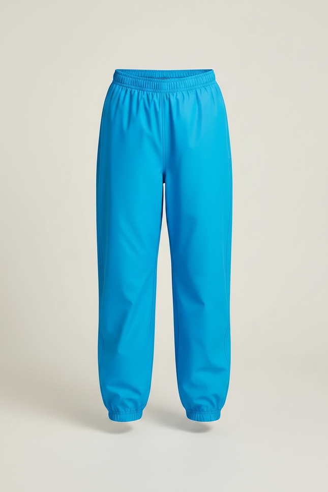 Pantalon De Pluie Bleu Imperméable Ample Enfant - Polyester - vue 3