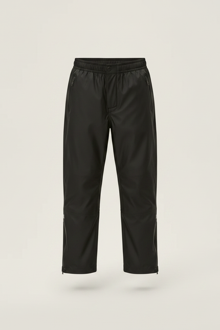 Pantalon Pluie Velotaf - Noir Polyester - vue 3