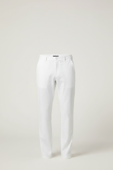 Pantalon De Pluie Blanc Homme Imperméable Slim Élégant - Polyester - vue 3