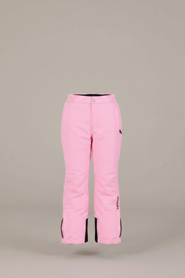 Pantalon De Pluie Rose Imperméable Enfant Ski Bretelles - Polyester - vue 3
