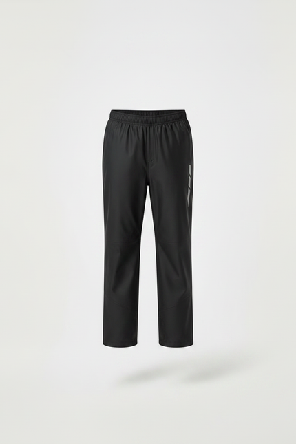 Pantalon De Pluie Noir Imperméable Enfant Réfléchissant Droit - Polyester - vue 3