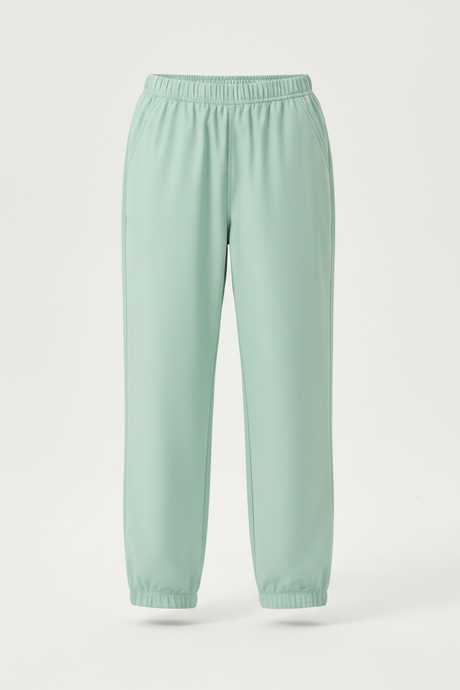 Pantalon De Pluie Vert Menthe Imperméable Enfant Ample - Polyester - vue 3