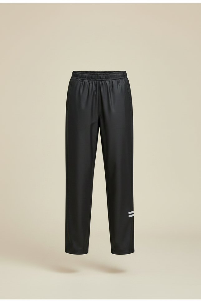 Pantalon De Pluie Noir Imperméable Enfant Sportif - Polyester - vue 3
