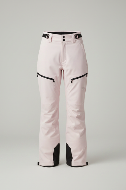 Pantalon De Pluie Rose Imperméable Ceinturé Ski Femme - Polyester - vue 3