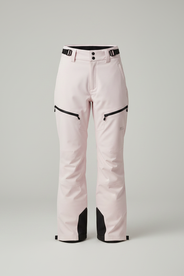Pantalon De Pluie Rose Imperméable Ceinturé Ski Femme - Polyester - vue 3