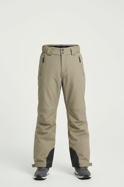 Pantalon De Pluie Kaki Imperméable Bretelles Enfant - Polyester - vue 3