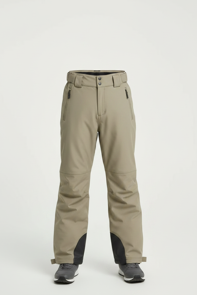 Pantalon De Pluie Kaki Imperméable Bretelles Enfant - Polyester - vue 3